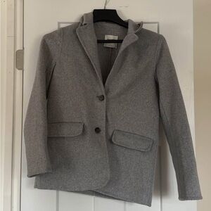 Abercrombie & Fitch Light Gray Women's wool Blazer